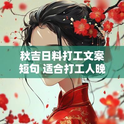 秋吉日料打工文案短句 适合打工人晚上发的文案短句