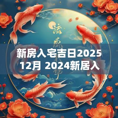 新房入宅吉日202512月 2025新居入宅最佳日子