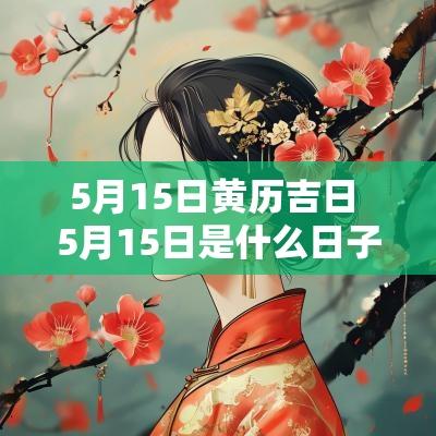 5月15日黄历吉日 5月15日是什么日子老黄历吉日