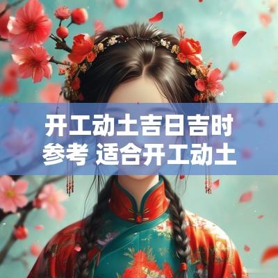 开工动土吉日吉时参考 适合开工动土的黄道吉日