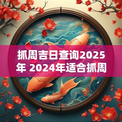 抓周吉日查询2025年 2025年适合抓周的日子