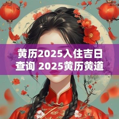 黄历2025入住吉日查询 2025黄历黄道吉日一览表