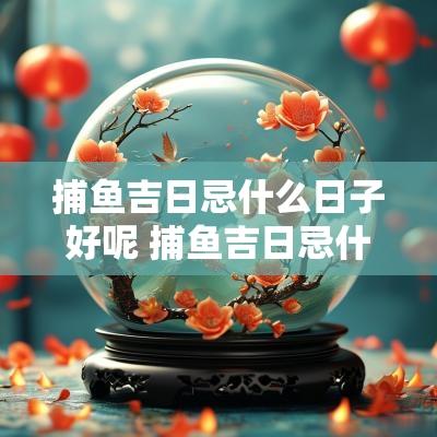 捕鱼吉日忌什么日子好呢 捕鱼吉日忌什么日子好呢图片