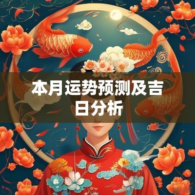 本月运势预测及吉日分析