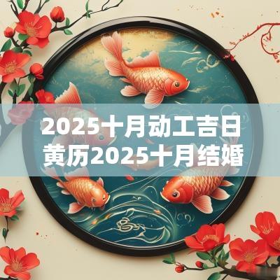 2025十月动工吉日 黄历2025十月结婚吉日查询