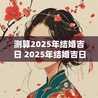 测算2025年结婚吉日 2025年结婚吉日查询