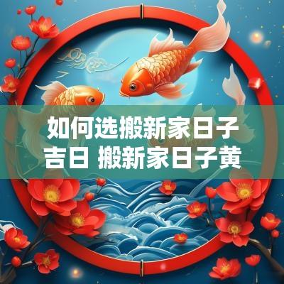 如何选搬新家日子吉日 搬新家日子黄道吉日