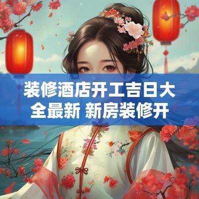 装修酒店开工吉日大全最新 新房装修开工吉日时辰2025