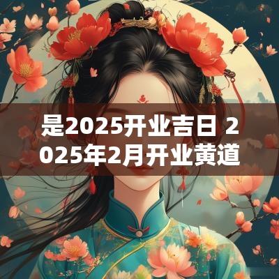 是2025开业吉日 2025年2月开业黄道吉日