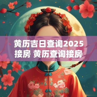 黄历吉日查询2025接房 黄历查询接房黄道吉日