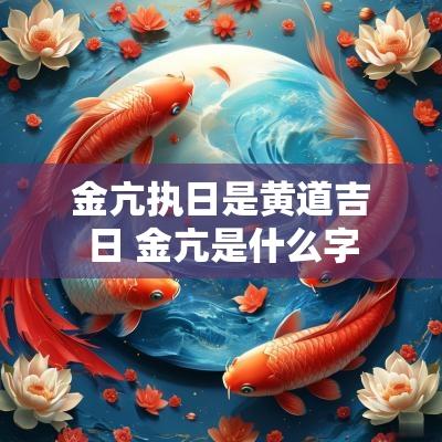 金亢执日是黄道吉日 金亢是什么字