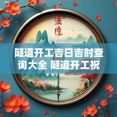 隧道开工吉日吉时查询大全 隧道开工祝福语