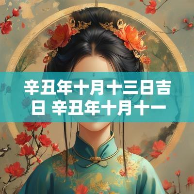 辛丑年十月十三日吉日 辛丑年十月十一日黄道吉日