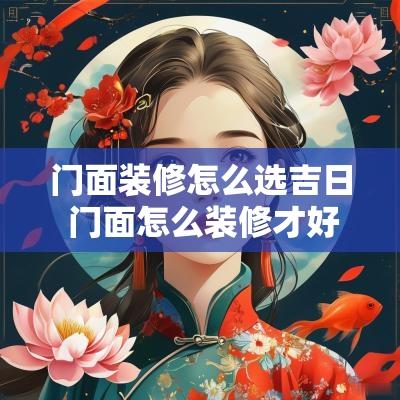 门面装修怎么选吉日 门面怎么装修才好看