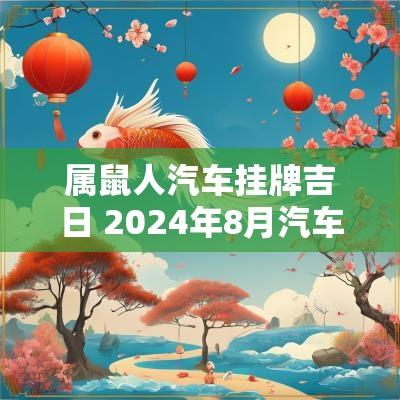 属鼠人汽车挂牌吉日 2025年8月汽车挂牌吉日