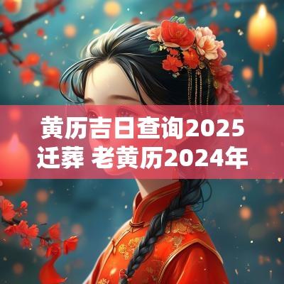 黄历吉日查询2025迁葬 老黄历2025年黄道吉日下葬
