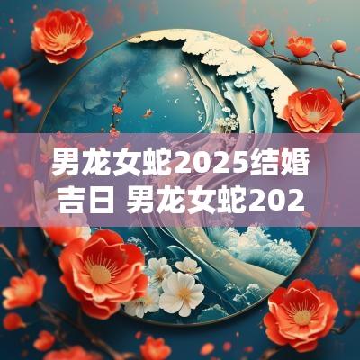 男龙女蛇2025结婚吉日 男龙女蛇2025年结婚可以吗