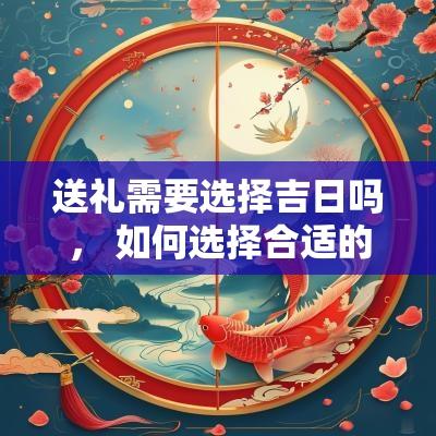 送礼需要选择吉日吗， 如何选择合适的时机