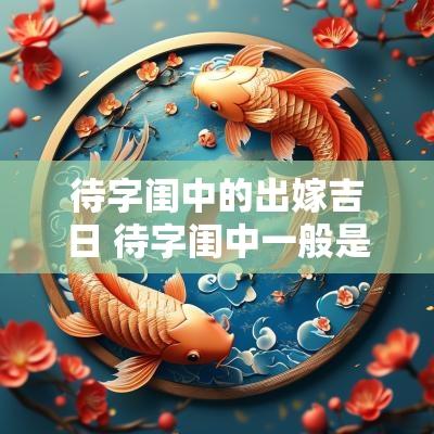 待字闺中的出嫁吉日 待字闺中一般是几岁