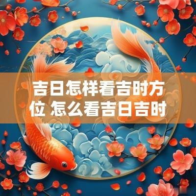 吉日怎样看吉时方位 怎么看吉日吉时