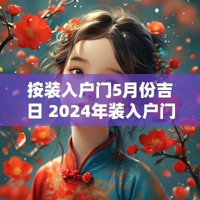 按装入户门5月份吉日 2025年装入户门的黄道吉日