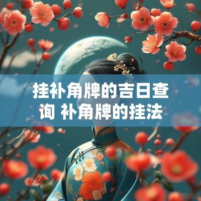 挂补角牌的吉日查询 补角牌的挂法