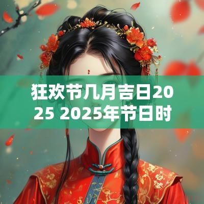 狂欢节几月吉日2025 2025年节日时间表