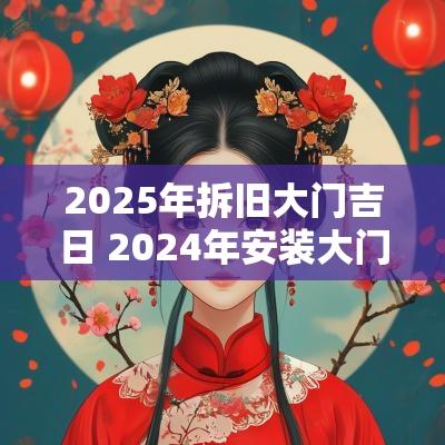 2025年拆旧大门吉日 2025年安装大门吉日及时间