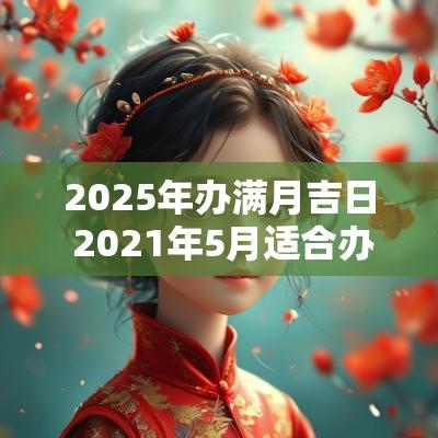2025年办满月吉日 2025年5月适合办满月酒