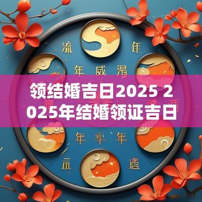 领结婚吉日2025 2025年结婚领证吉日