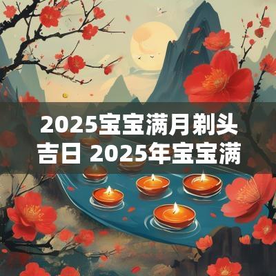 2025宝宝满月剃头吉日 2025年宝宝满月酒吉日