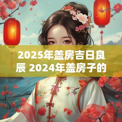 2025年盖房吉日良辰 2025年盖房子的好日子