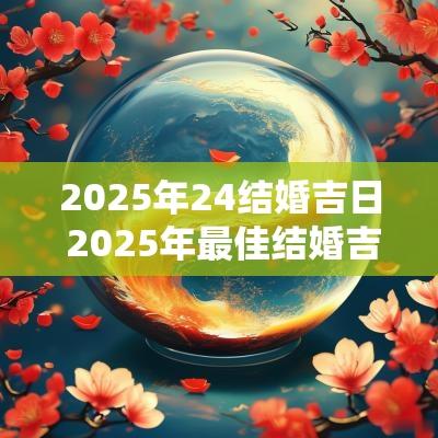 2025年24结婚吉日 2025年最佳结婚吉日一览表