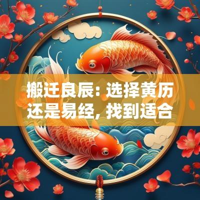 搬迁良辰: 选择黄历还是易经, 找到适合的日子