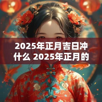 2025年正月吉日冲什么 2025年正月的黄道吉日吗