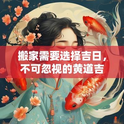 搬家需要选择吉日，不可忽视的黄道吉日