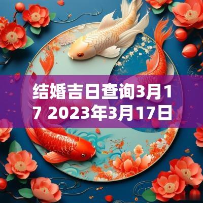 结婚吉日查询3月17 2025年3月17日是结婚黄道吉日吗