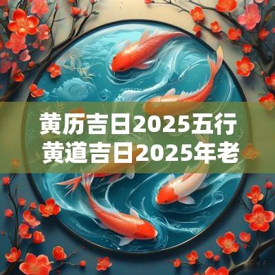 黄历吉日2025五行 黄道吉日2025年老黄历