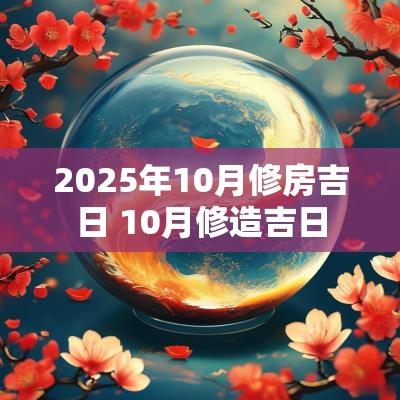 2025年10月修房吉日 10月修造吉日