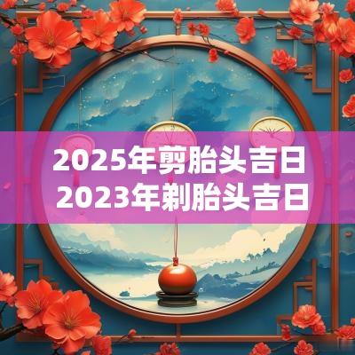 2025年剪胎头吉日 2025年剃胎头吉日
