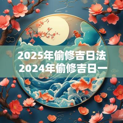2025年偷修吉日法 2025年偷修吉日一览表