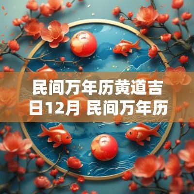 民间万年历黄道吉日12月 民间万年历全书