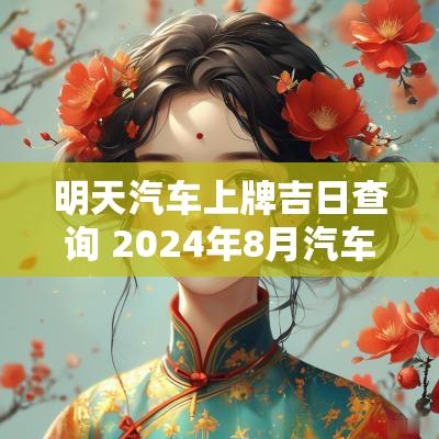 明天汽车上牌吉日查询 2025年8月汽车上牌吉日查询表