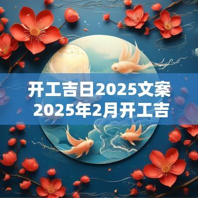 开工吉日2025文案 2025年2月开工吉日