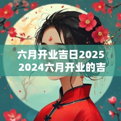 六月开业吉日2025 2025六月开业的吉祥日子有哪些