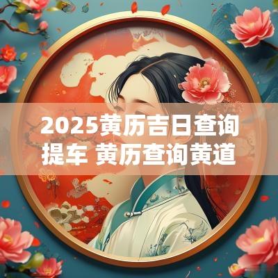 2025黄历吉日查询提车 黄历查询黄道吉日2025提车