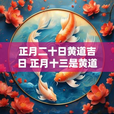 正月二十日黄道吉日 正月十三是黄道吉日吗