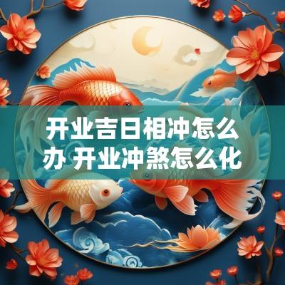 开业吉日相冲怎么办 开业冲煞怎么化解