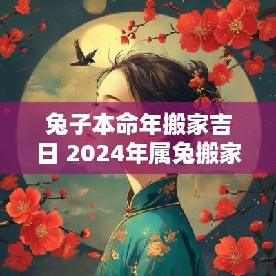 兔子本命年搬家吉日 2025年属兔搬家最好的日子是什么