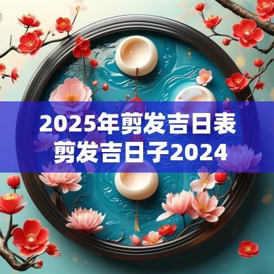 2025年剪发吉日表 剪发吉日子2025